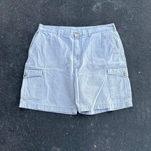 2000s grey baggy cargo shorts